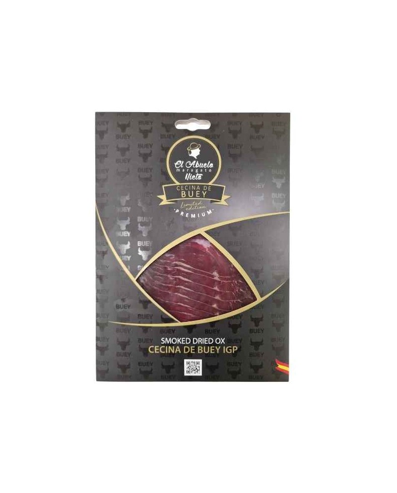 Cecina de vaca IGP León fatiada, 80 g