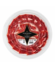 Montesierra 100% Iberian ‘Pata Negra’ bellota ham, 85 g, hand-sliced under modified atmosphere packaging.