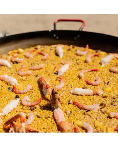 El Paeller bouillon til paella med skaldyr og stenfisk, tilberedt over åben ild, 1000 g.