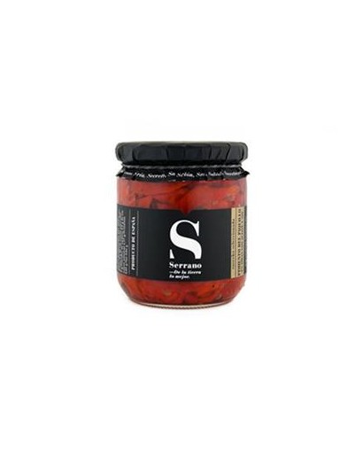 Piquillo-paprika, skuren i bitar