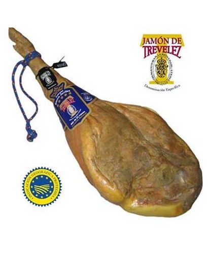 Jambon Serrano Trevelez I.G.P "Etiqueta Negra" 23 mois - Sans Additifs