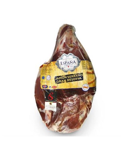 Celá šunka Serrano Gran Reserva bez kosti 4,4 kg