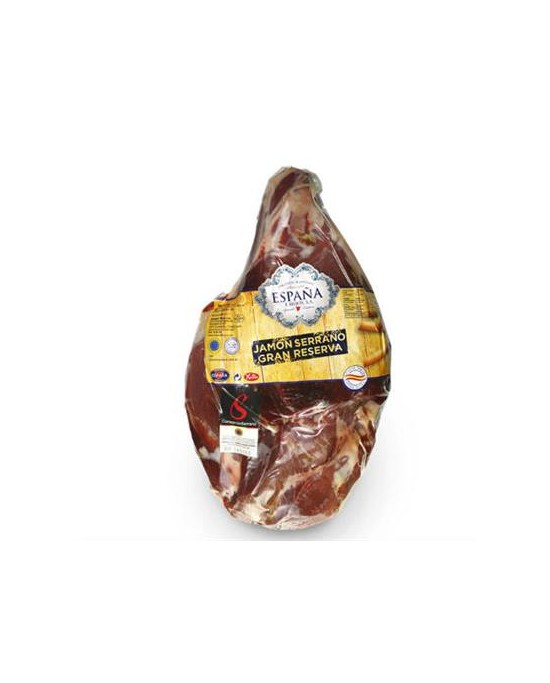 Celá šunka Serrano Gran Reserva bez kosti 4,4 kg