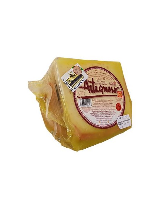 Brânză DOP Manchego "Curado" cu ulei de măsline extra virgin