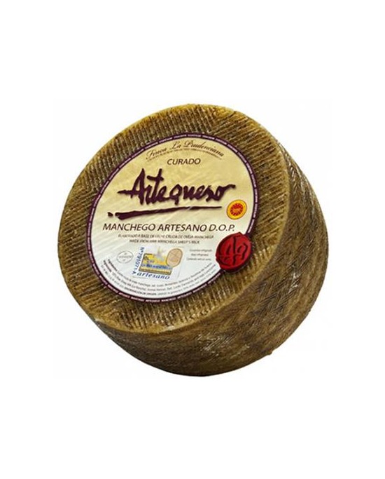 DOP Manchego "Curado" пълномаслено сирене - Tomme 3 kgs