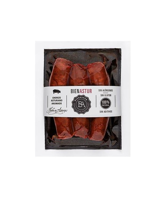 Natural smoked chorizo to grill without additives 275 grs