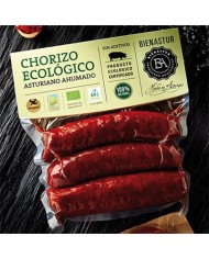 Organic smoked Chrorizo to grill without additives 250 grs