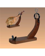 Wooden ham holder