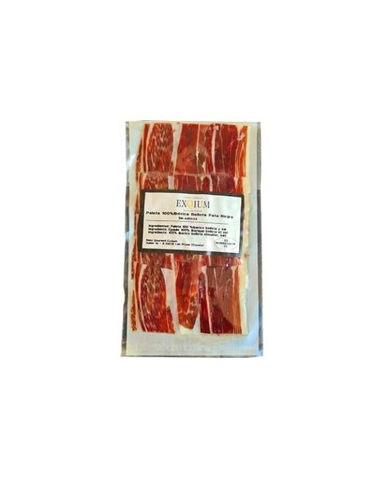 100% ibériai Bellota Pata Negra sonka, késsel szeletelve, 100 g Exqium - adalékanyagok nélkül