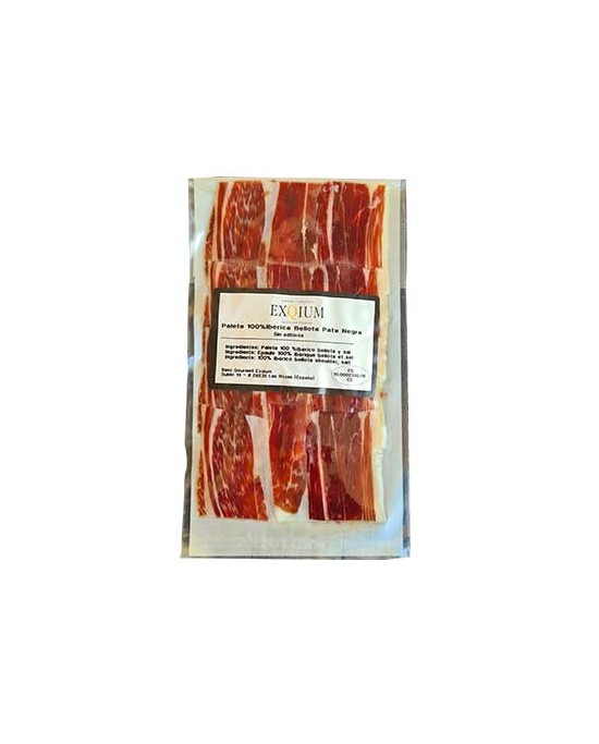 100% iberisk Bellota Pata Negra-skulder, skåret med en kniv 100 g Exqium - UDEN TILSÆTNINGSSTOFFER