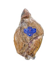 Jamón Serrano Trevelez I.G.P. "Etiqueta Negra" entero deshuesado de 23 meses. Sin aditivos.