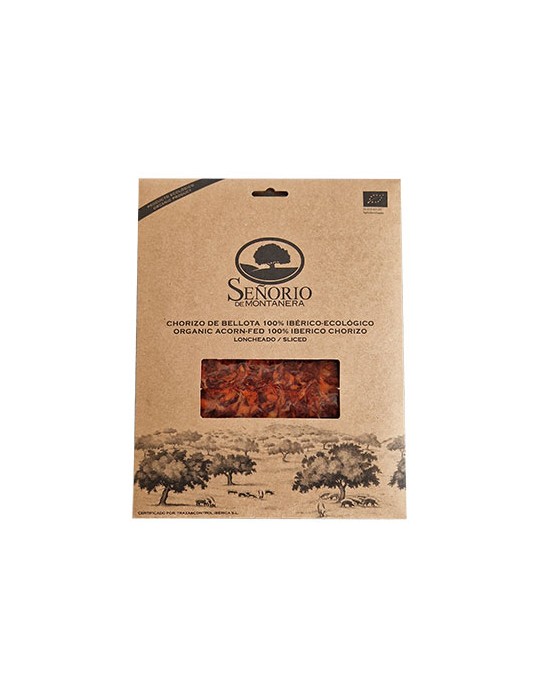 Organiczne 100% iberyjskie Bellota Chorizo w plastrach 100 g