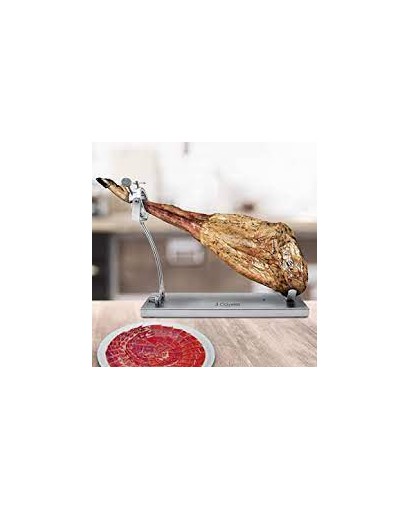 Stainless steel rotating folding ham holder