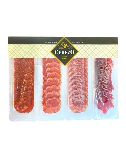Assortiment ibérique bellota tranché 120 grs