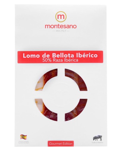 Tanned Iberian Lomo bellota...