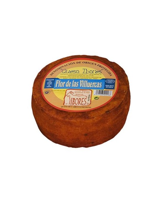 Ακατέργαστο κατσικίσιο τυρί με πάπρικα ΠΟΠ Ibores 800 grs