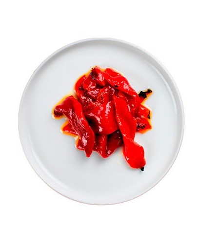 Ardei caramelizat la grătar...