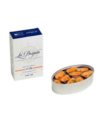 Moules frites en escabèche La Brujula nº130. 110 g