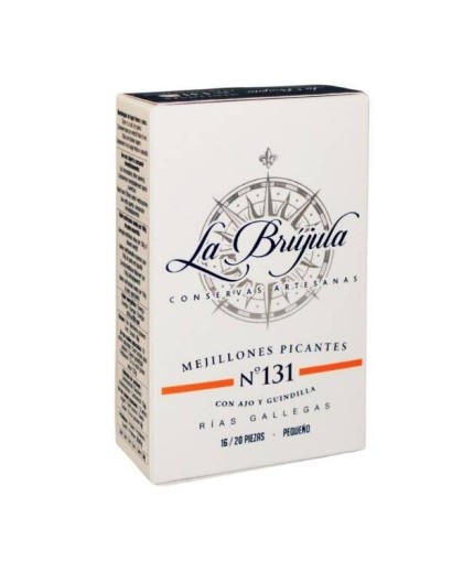 Moules frites en escabeche picantes La Brujula nº131. 110 g