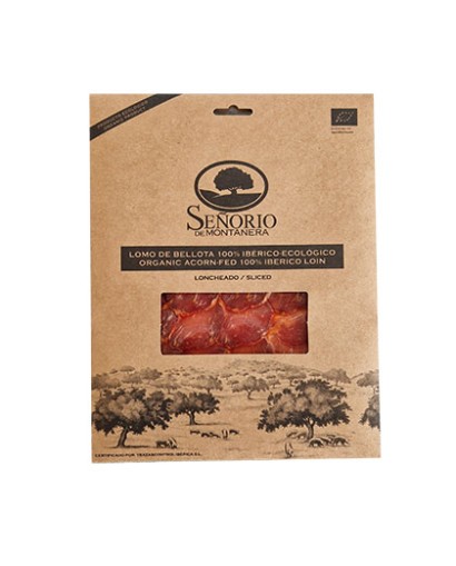 Lomo orgânico 100% bellota ibérica fatiada 100 grs
