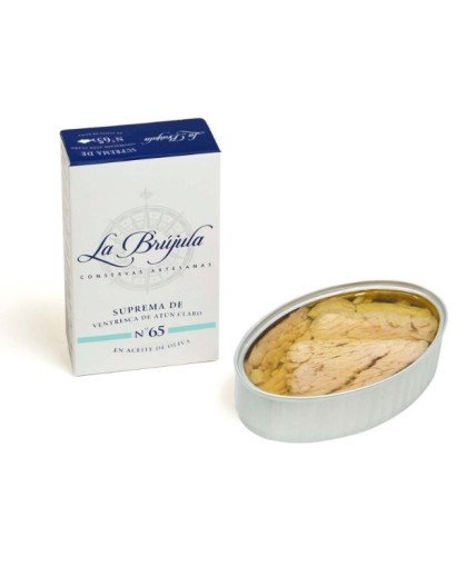 Ventrêche de thon à l'huile d'olive La Brujula nº65. 266 g