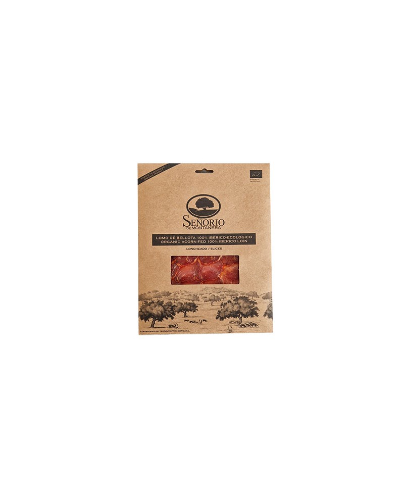 Lomo ecológico 100% ibérico de bellota loncheado 100 grs