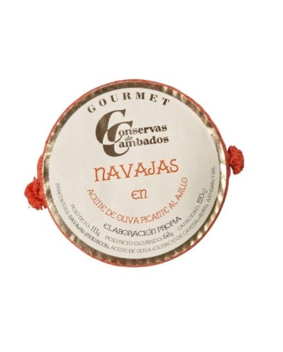 Navajas en aceite de oliva...