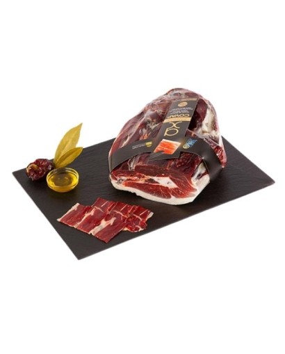 Konfitüre aus COVAP 100% ibérique bellota.  "Alta Expresion Oro" PDO Valle de los Pedroches. Pata Negra.
