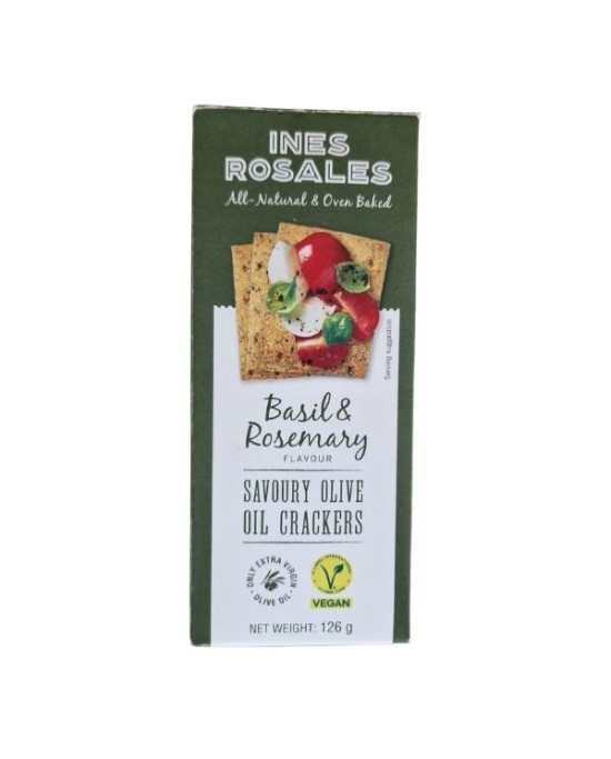 Inés Rosales Crackers with Basil & Rosemary