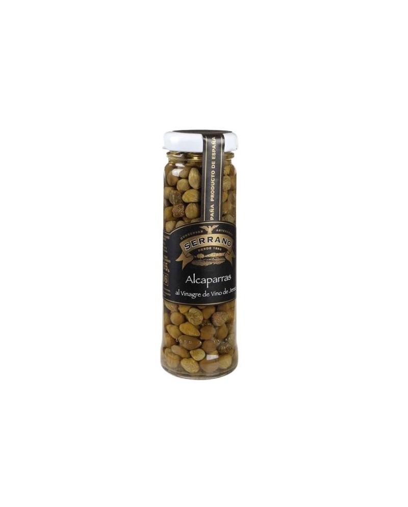 Alcaparras em vinagre de Xérès, 100 g.