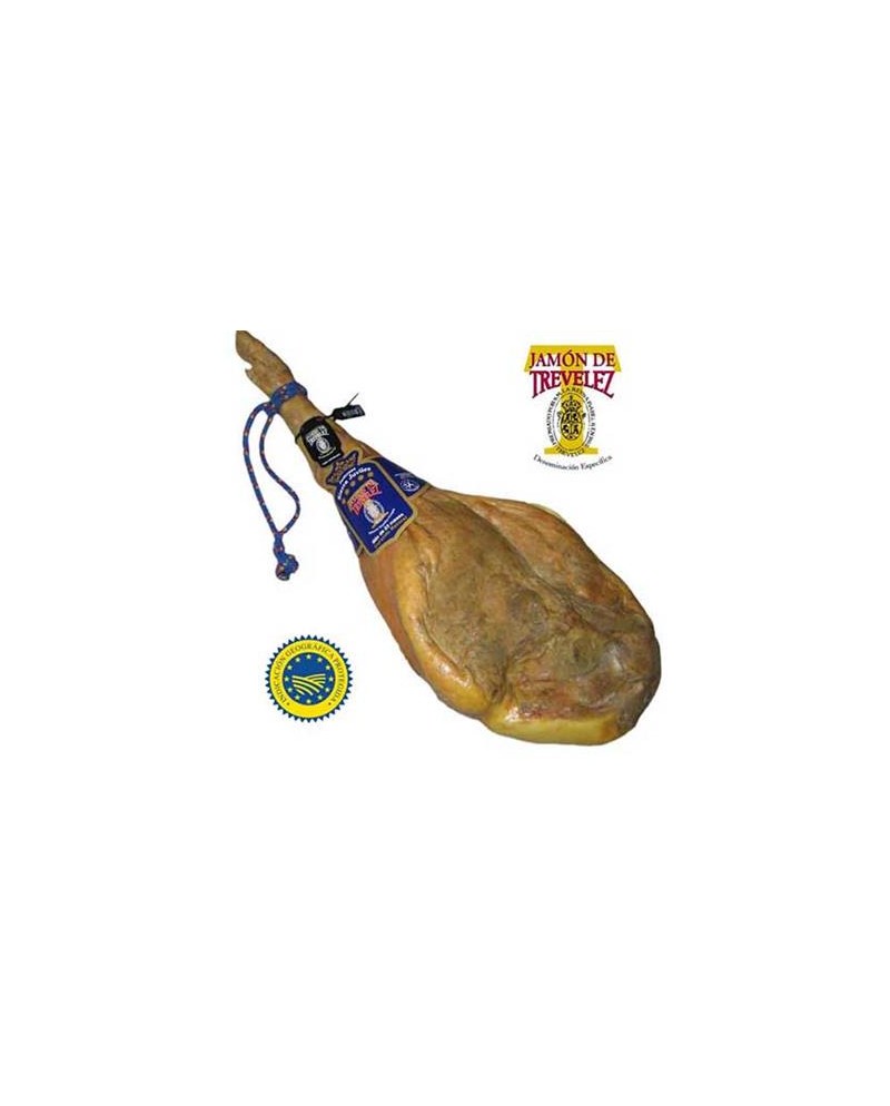 Serrano sonka Trevelez I.G.P. "Etiqueta Negra" 23 hónap - Adalékanyagok nélkül