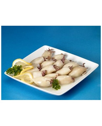 Squid stuffed with olive oil