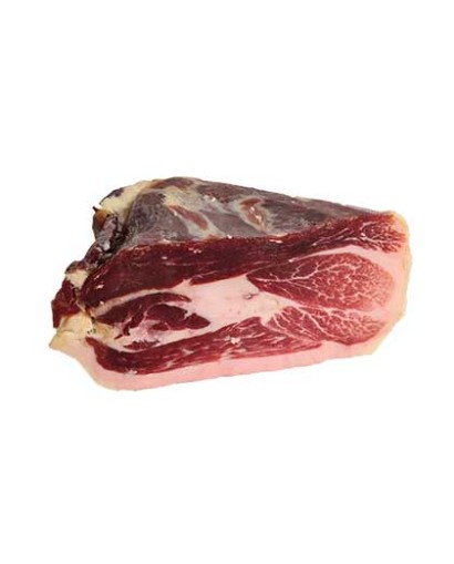 来自安达卢西亚 Exqium 的无骨伊比利亚火腿“Cebo de Campo”，不含任何添加剂。 50% 伊比利亚品种。