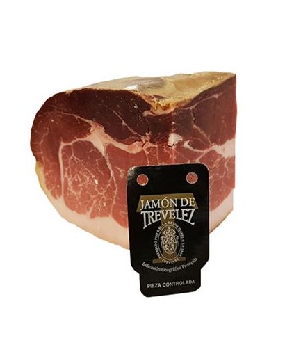 Serrano-Schinken Trevelez I.G.P. "Etiqueta Negra" 23 Monate ohne Knochen. Ohne Zusatzstoffe.