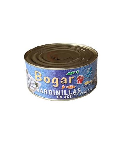 Mini sardine in olio vegetale 1000 gr.