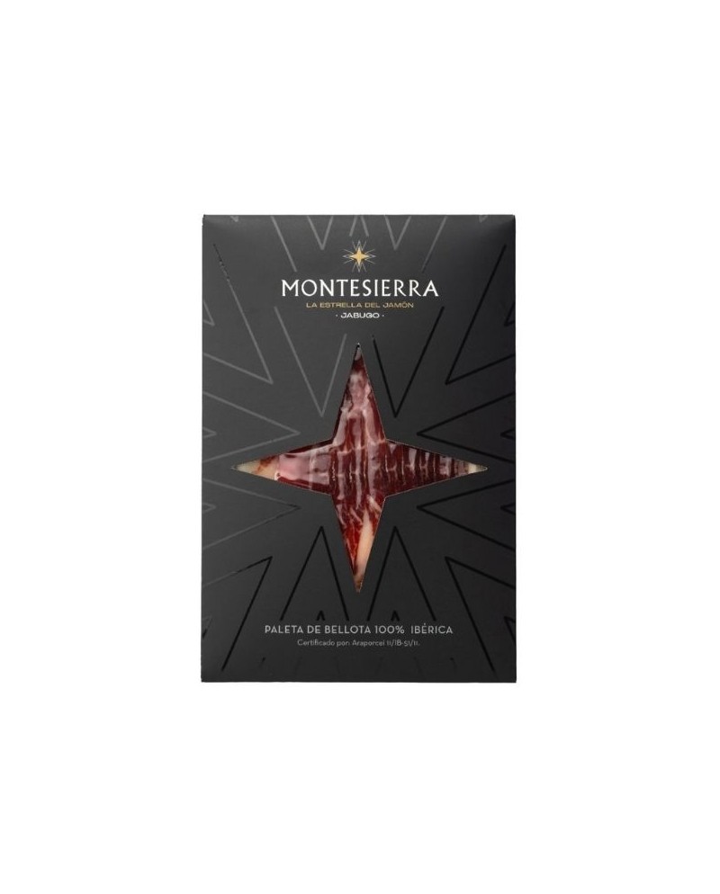100 % iberisk Bellota Pata Negra Montesierra-axel, skivad, 80 g